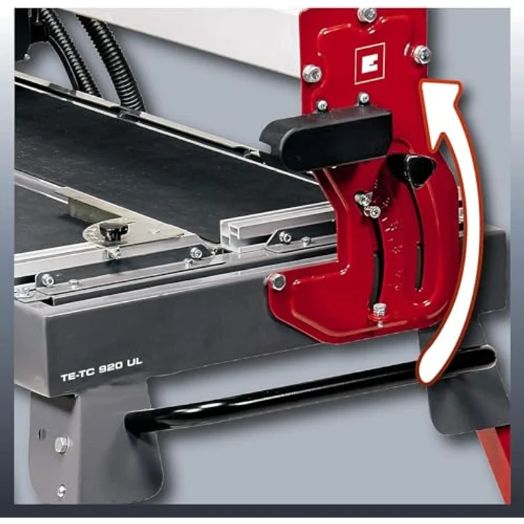 Einhell Radial-Fliesenschneidmaschine TE-TC 920 UL (lange Schnittlängen, Laser als optische Schnitthilfe, schwenkbares Sägeblatt, höhenverstellbar) – Bild 4