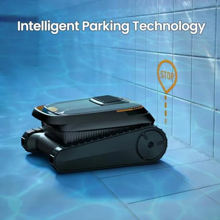 FM SOLAR Pool-Royal Akku-Poolreinigungs-Roboter PR10 Limited Design Edition, 5200mAh Akku, 120 Minuten Laufzeit, für alle Poolformen geeignet, kabellos – Bild 4