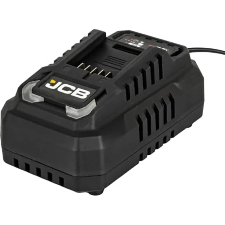 JCB Professional Schnellladegerät JCB-18FC-45, 18V 4,5A für Li-Ion Akkus, intelligente Ladesteuerung, Überladeschutz, kompakt und robust – Bild 1