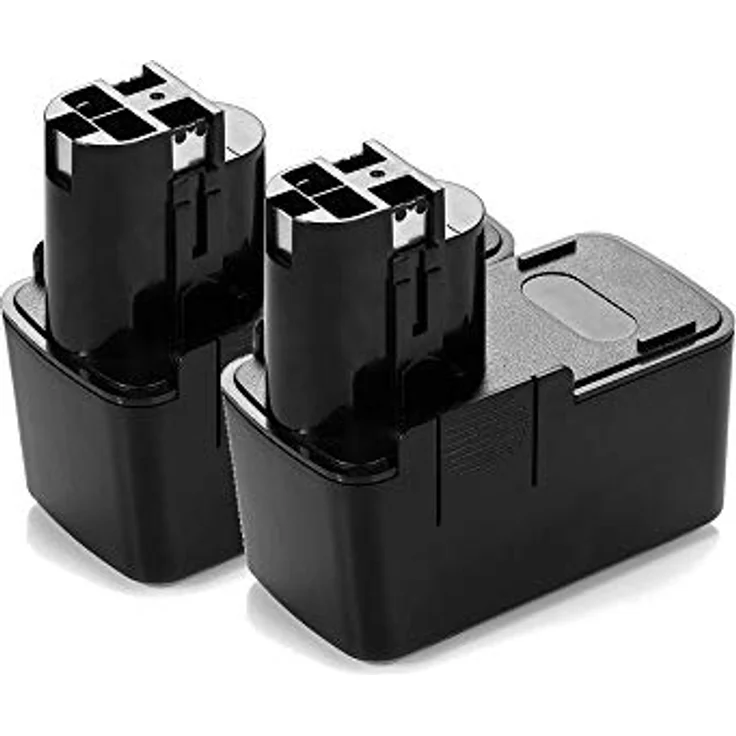 Trade-Shop 2x Hochleistungs Ni-MH Akku für Bosch 14,4V 3300mAh, Schwarz – Bild 2