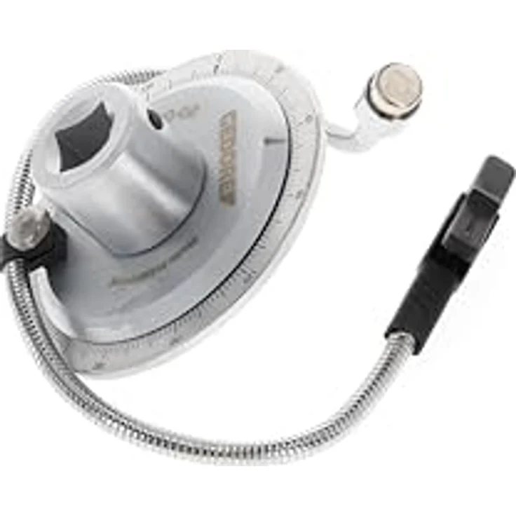 Gedore 8200-02 Drehmoment-Drehwinkel-Messgerät 3/4" mit präziser Winkelanzug-Funktion (0 - 360°) und separatem Krallen- und Magnetarm – Bild 2