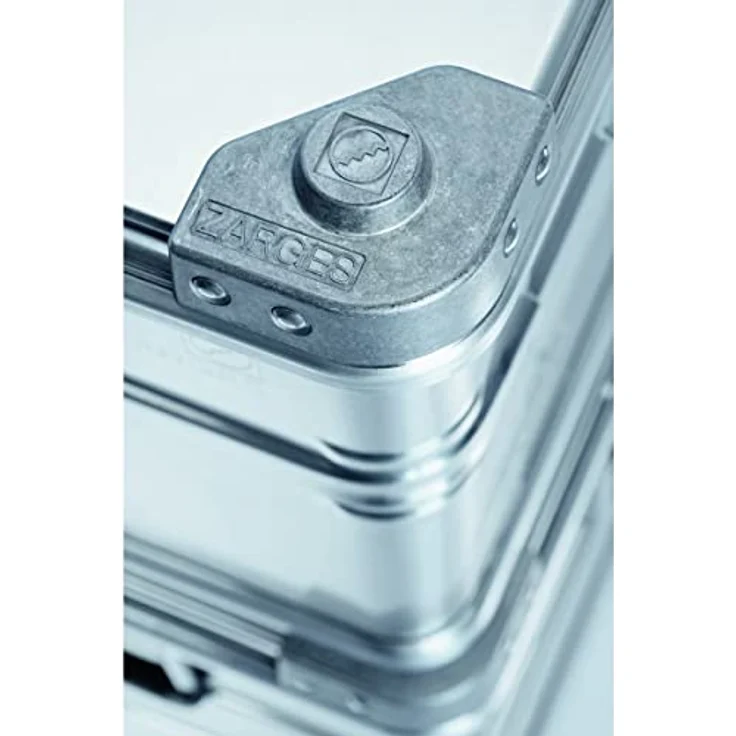 Zarges Alu-Kiste K470, 67l Werkzeugkoffer, silber, 550x550x220mm (intern) – Bild 4