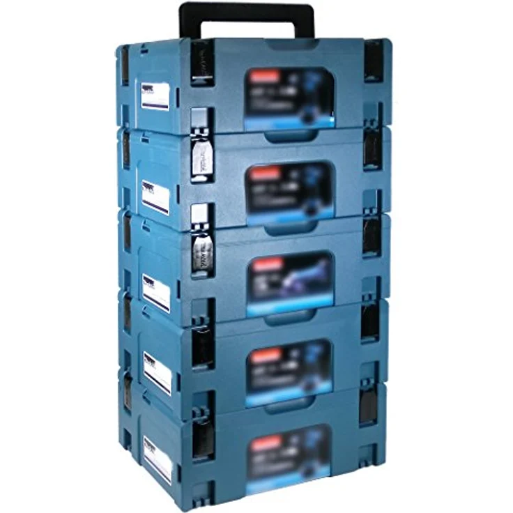 Makita Makpac 2 Transportbox Systemkoffer 5er Set