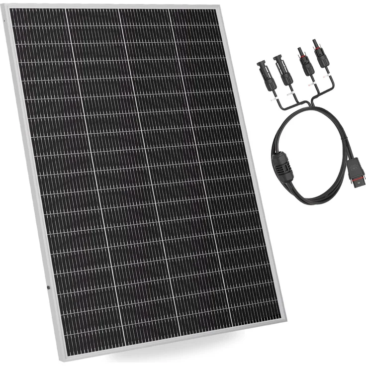 SUNSHARE Ray Lite Solarmodul 200 W, hocheffiziente N-TOPCon-Technologie, inkl. MC4-Adapterkabel, ultraleicht und kompakt