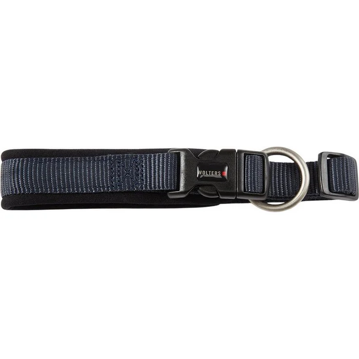 Wolters Professional Comfort Hunde-Halsband, extra breites Halsband in graphit/schwarz, waschbar bei 30°C – Bild 1