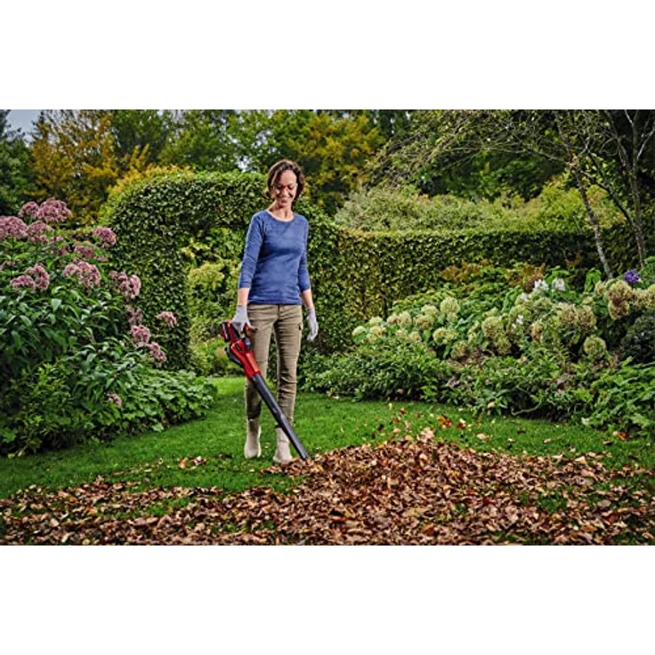 Einhell Akku-Laubbläser GE-ULB 18 Li E-Kit, kabellose Freiheit in Haus und Garten, 2,0 Ah Akku - Preisvergleich – Bild 4