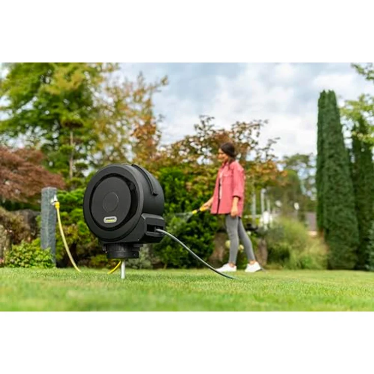 Kärcher Schlauchbox HBX 5.25 Automatic, 25 m Schlauch mit automatischer Schlauchrückholung, Schwarz – Bild 5