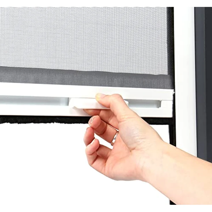 AvosDim.com Insektenschutzrollo Fenster & Tür Aluminium – Luxus, extrudiert und pulverbeschichtet in verschiedenen Farben – Bild 5