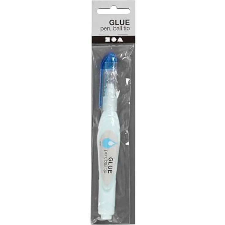creativ company Bastelkleber Klebestift mit Kugelspitze, 10 g, präziser Auftrag für Papier und Karton, transparent trocknend – Bild 2
