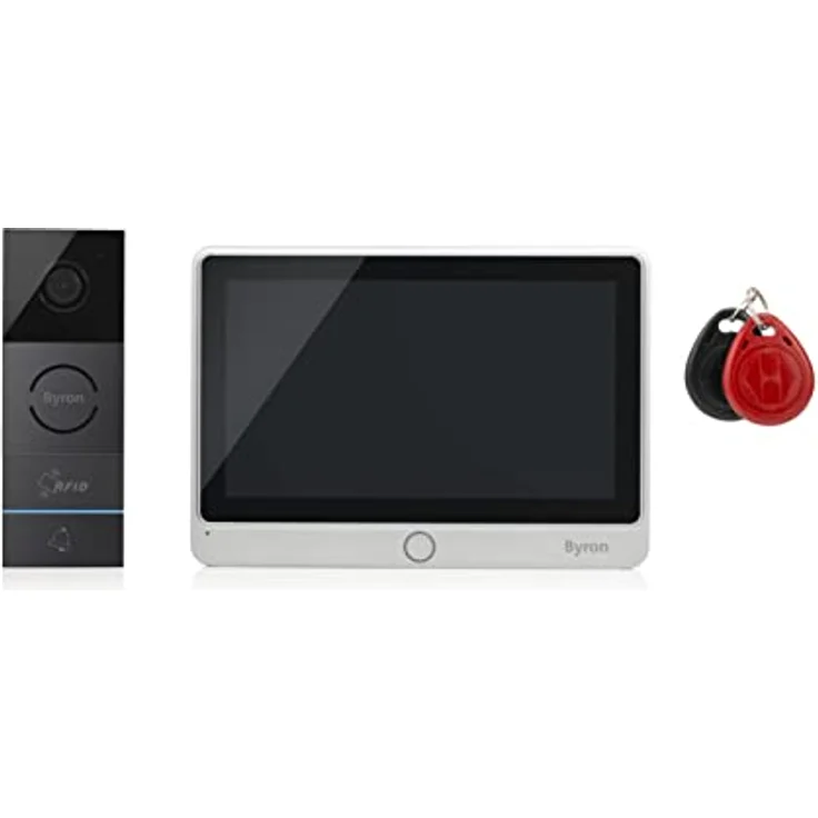Byron RFID-Videogegensprechanlage mit einem 7 Zoll HD Touchscreen,Videoaufnahmefunktion & Nachtsicht, DIC-24112 – Bild 3
