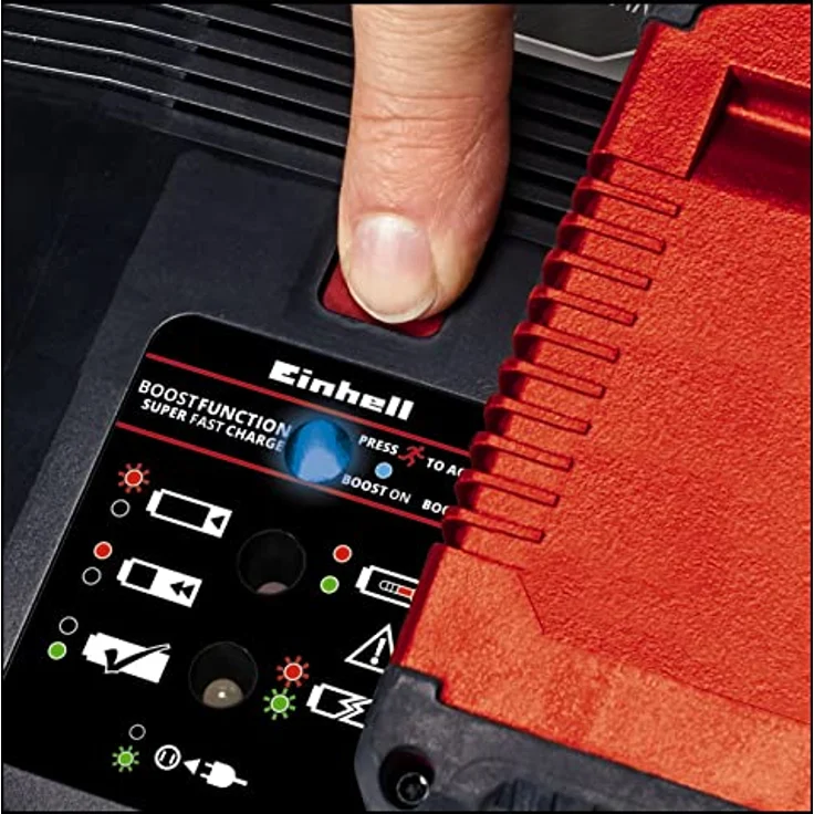 Original Einhell Starter Kit 4-6 Ah Akku und Boostcharger Power X-Change (Li-Ion, 18 V, 60 min Ladezeit, passend für alle Power X-Change Geräte) – Bild 5