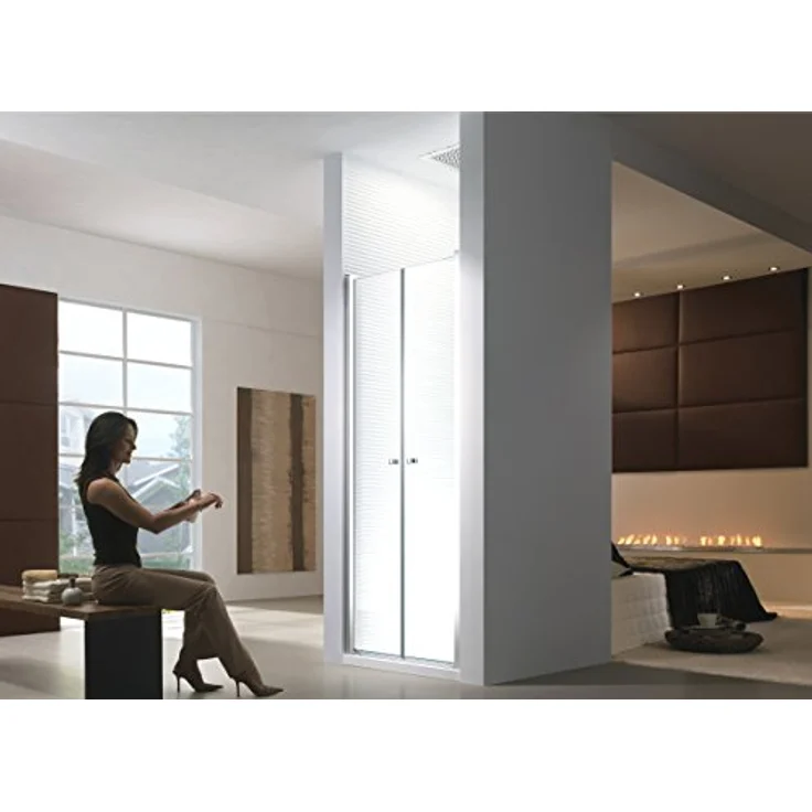 Glaszentrum Hagen Dusch-Pendeltür - 120x195cm Nischentür Pendeltür - 6mm - ESG Glas - in Klar – Bild 9