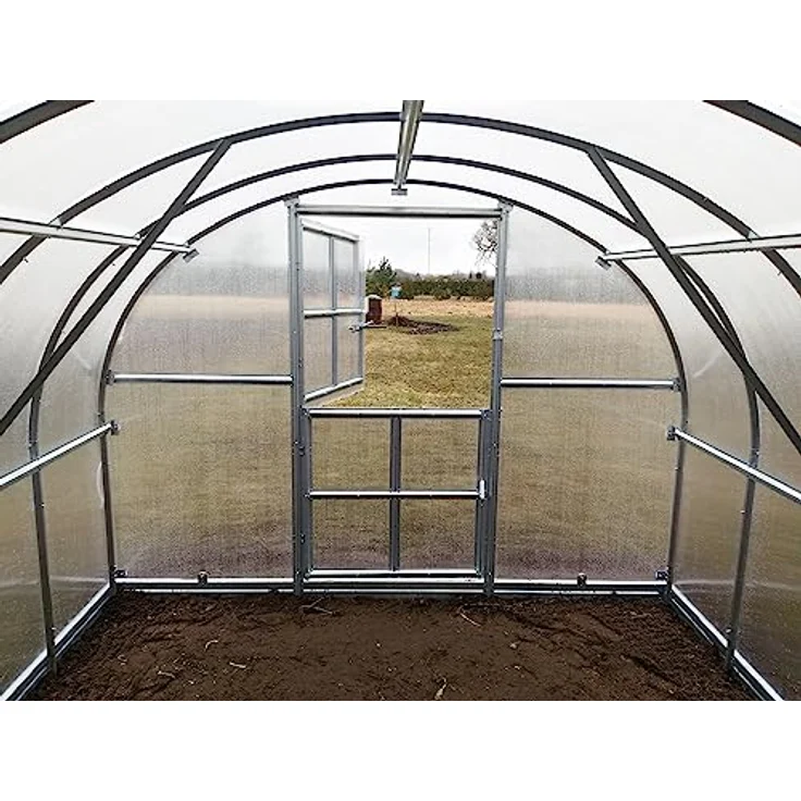 Klasika Gewächshaus KLASIKA 18 (3x6m) mit Fundamenten und 6mm Polycarbonat, sehr stabil und robust – Bild 3