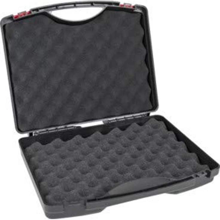 STIER Kunststoffkoffer PP mit Schaumstoffeinlage 400 x 350 x 95mm, stabiler Werkzeugkoffer für sicheren Transport, leer – Bild 1