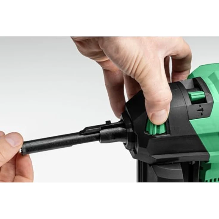 HiKOKI NC1840DAW3Z Akku-Nagler, emissionsfreier Luftfeder-Antrieb mit 110 Joule Schlagenergie, werkzeugloses Magazin, LED-Arbeitslicht – Bild 9