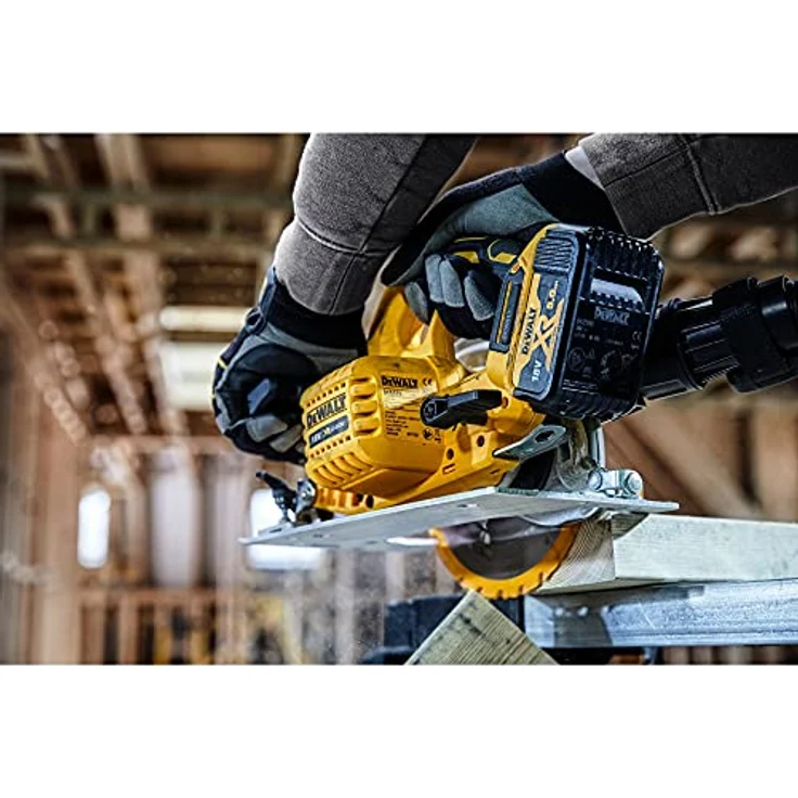 Dewalt DCS570P2-QW Handkreissaege 18V, 1 W, 2 x 5,0 Ah Akku, mit Schnellladegerät – Bild 5