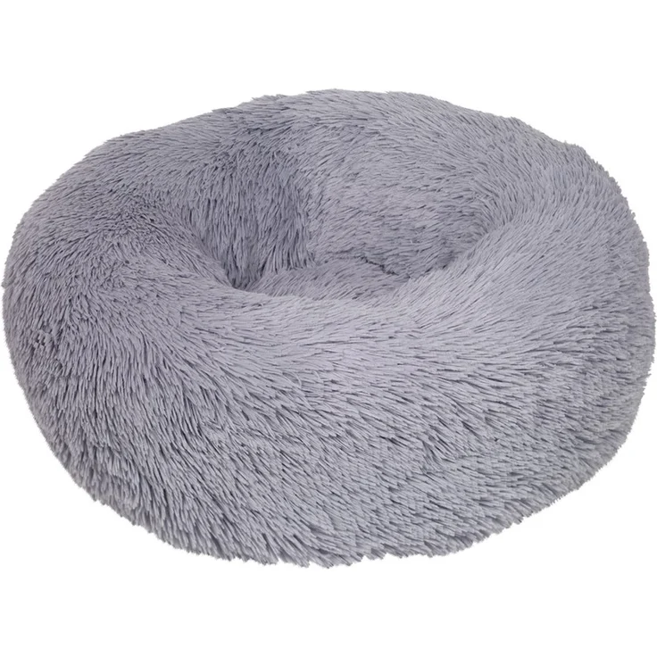Nobby Hundebett Kuschelbett Donut Classic ESLA grau Ø 50 x 20 cm