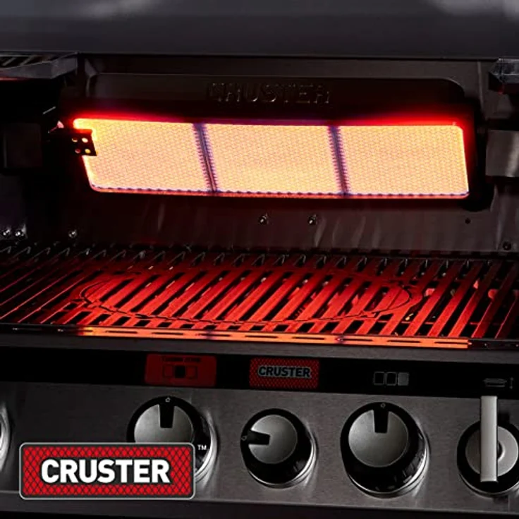 Enders Uniq Pro 3 IK Cruster Gasgrill, Gasgrill mit 800 °C Turbo Zone und Dual-Seitenkocher, schwarz – Bild 3