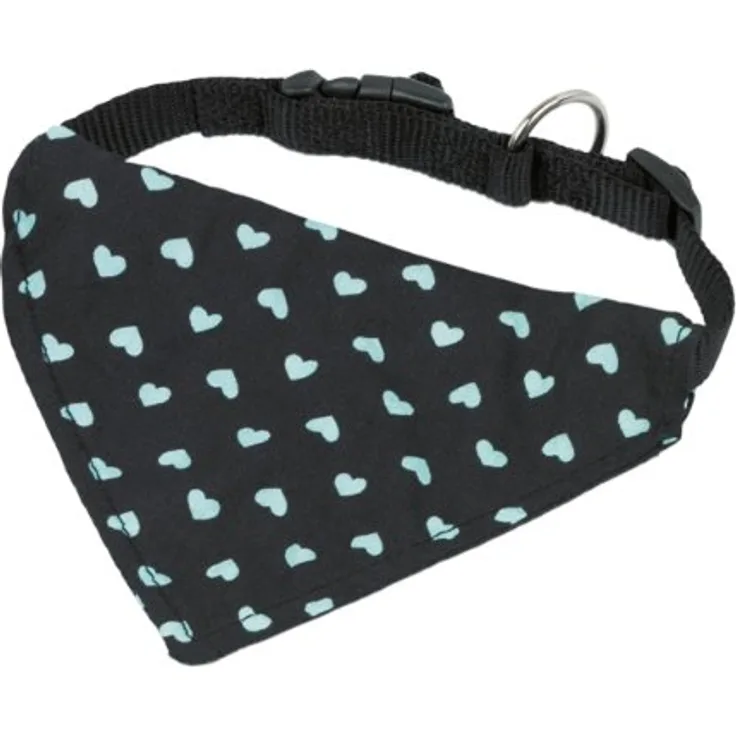 Nobby Halsband mit Tuch, türkis L: 30-40 cm, B: 15 mm, 1 Stück