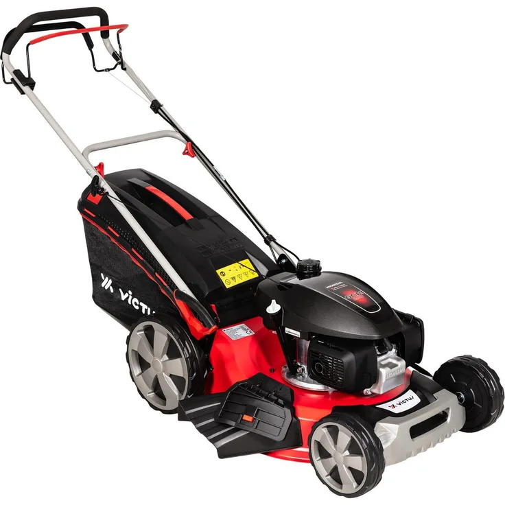Oleo-mac VS53H200, Benzin-Rasenmäher mit 51 cm Schnittbreite, HONDA Motor, 65-Liter Auffangkorb, drei Arbeitsmodi, zentrale Schnitthöhenverstellung