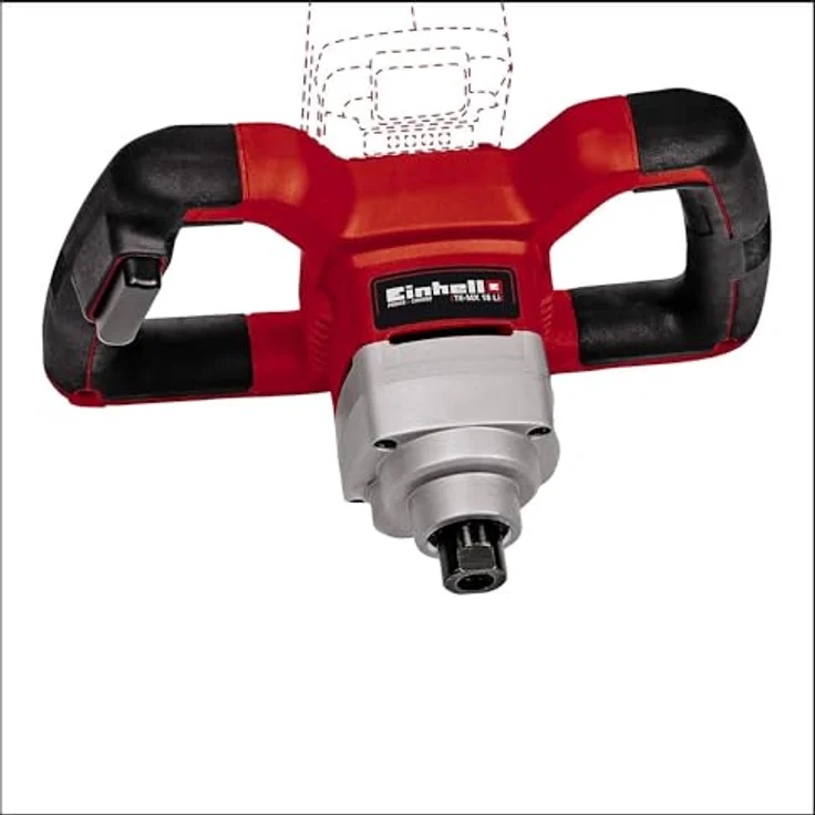 Einhell Akku-Farbmörtelrührer TE-MX 18 Li-Solo Power X-Change PXC (Li-Ion, 18 V, Drehzahl-Elektronik für material- & anwendungsgerechtes Arbeiten, ohne Akku und Ladegerät) – Bild 6