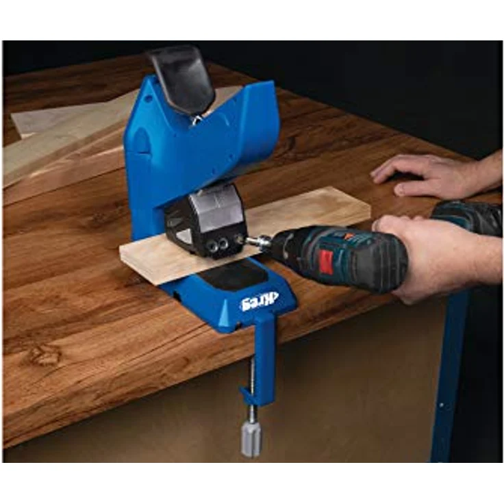 KREG Pocket Hole Jig 720 Taschenloch Bohrschablone ( KPHJ720 ) + Stufenbohrer + Bit + Schrauben - Preisvergleich – Bild 7