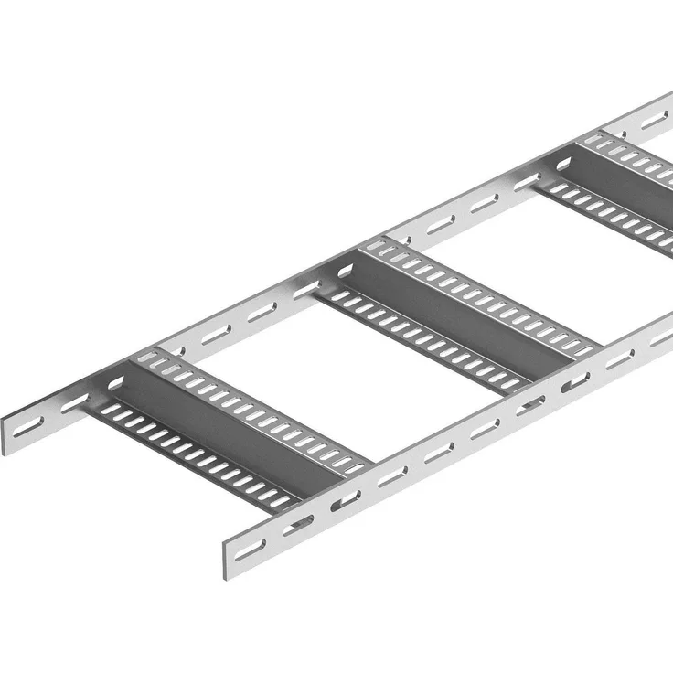 OBO Bettermann BETTERMANN SLZ 200 A4, Schiffsleiter mit perforierter Seitenleiste und geschweißten Z-Sprossen, 300 cm