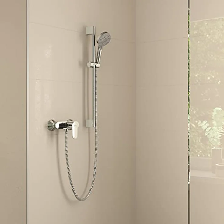 hansgrohe Vernis Blend - Duscharmatur Aufputz für 1 Verbraucher, Mischbatterie Dusche, Einhebelmischer, Chrom – Bild 2
