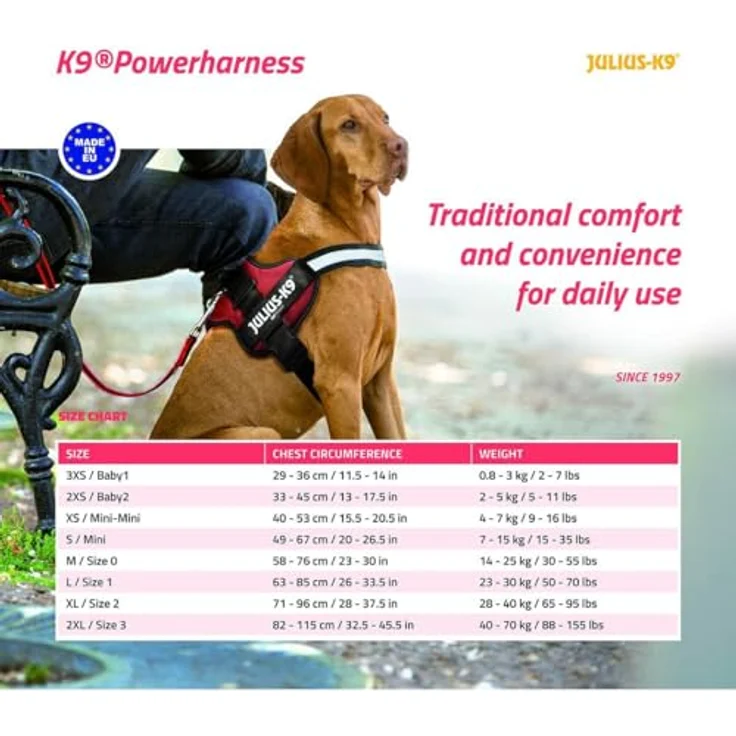 Julius-K9® Powergeschirr Gr. 0 bis XXL camouflage Gr. 3 (XL-XXL) – Bild 4