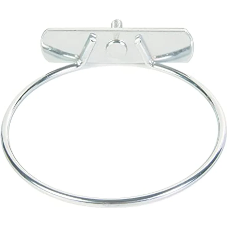 Trixie 5497 Edelstahlnapf mit Schraubbefestigung, 300 ml/ø 9 cm – Bild 1