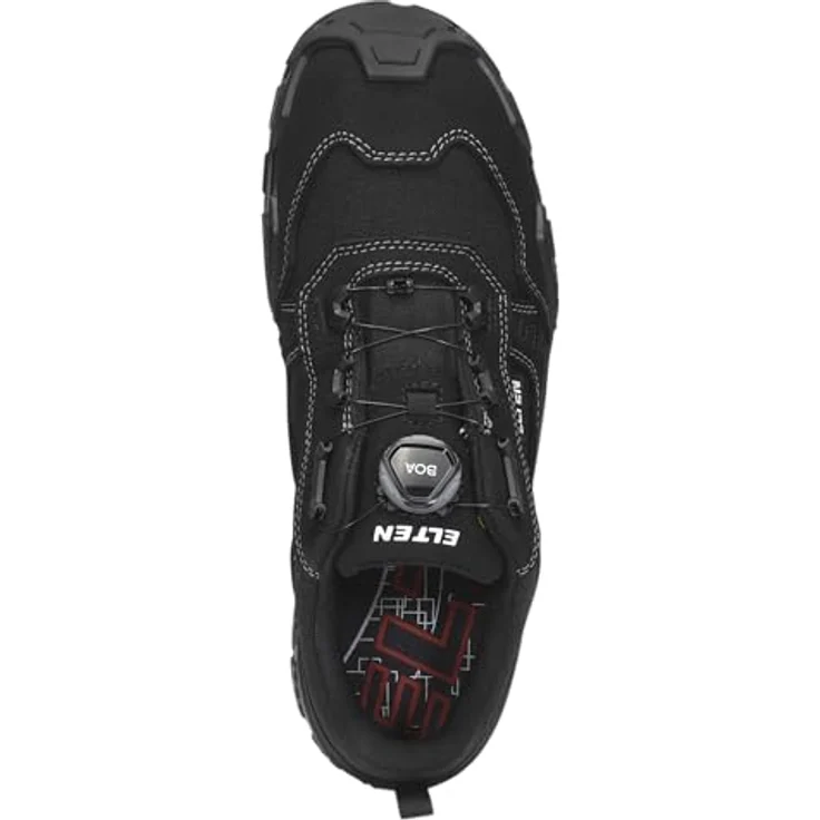 ELTEN MIKE BOA® black Low ESD S3S CI Sicherheitsschuhe, schwarz, Größe 47, wasserdicht, GORE-TEX® – Bild 8
