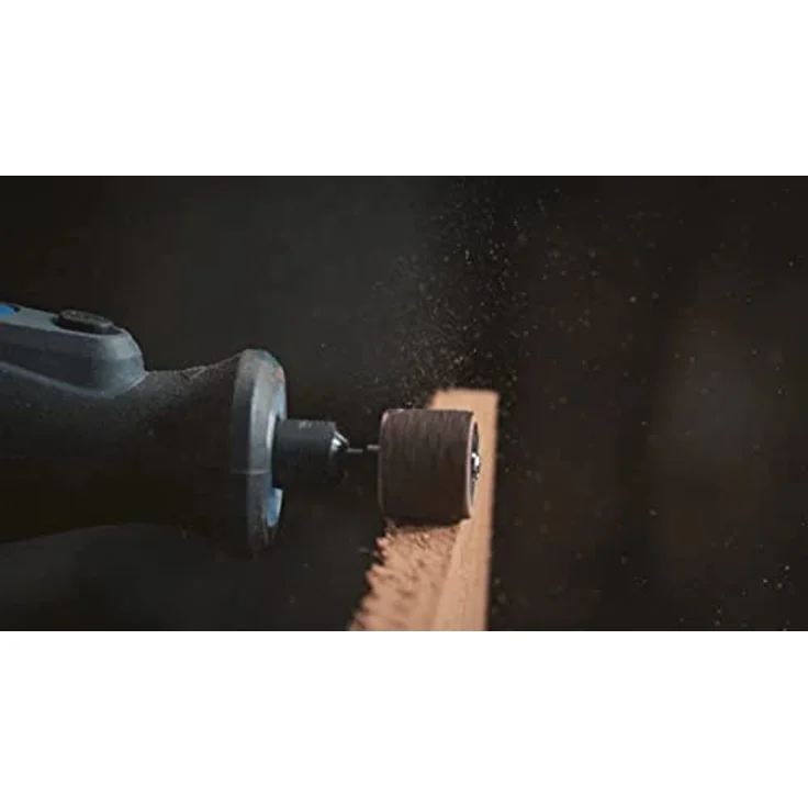 Dremel 408 Schleifband (Zubehörsatz für Multifuntionswerkzeug mit 6 Schleifbänder 13mm, Körnung 60 zum Gestalten und Ebnen von Holz, Kunststoff, Fiberglas etc.) – Bild 4