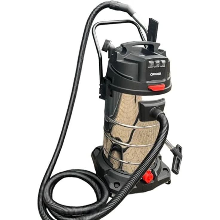DeTec. Nass-Trocken-Sauger Industriestaubsauger 3000W, 100-Liter-Edelstahltank - Preisvergleich – Bild 2