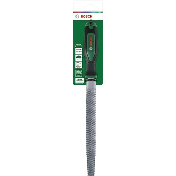 Bosch Home and Garden Halbrund-Holzraspel 200 mm, langlebiges Handwerkzeug mit ergonomischem Griff und mittlerem Hieb 2 – Bild 2