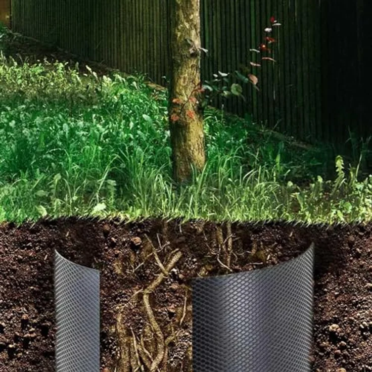 Florade® Wurzelsperre/Rhizomsperre - Premium Wurzelbarriere für Pflanzen & Bäume - 0,6m Breite 5m – Bild 3