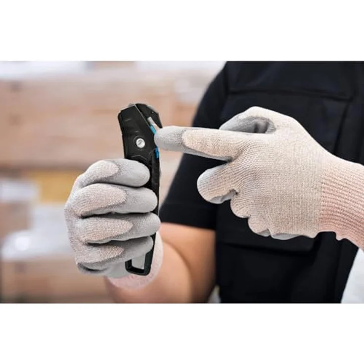 Martor SECUMAX 350 Sicherheitsmesser, ergonomisches Cuttermesser mit Soft-Grip, verdeckter Klinge und robustem Klingenkopf – Bild 22