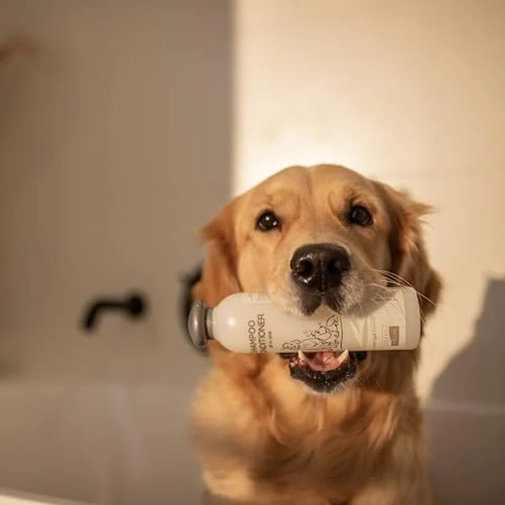 Greenfields Hundeshampoo für weißes Fell, 250 ml, pH-neutral mit Kamillenextrakten – Bild 2