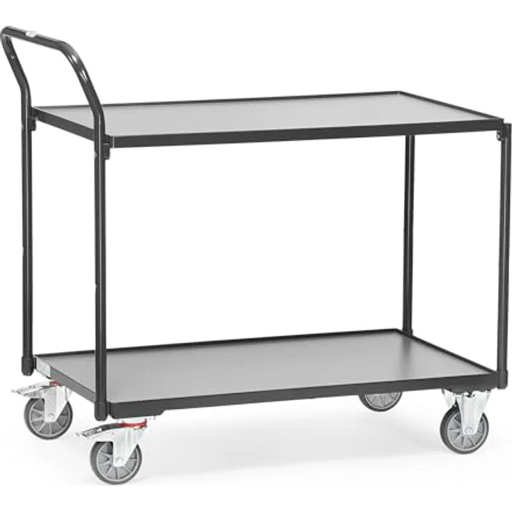 Fetra Tischwagen 2740-7016, grey edition, Werkstattwagen mit 2 Böden und hoher Tragkraft bis 80 kg – Bild 1