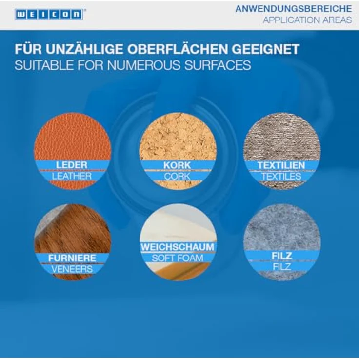 WEICON Sprühkleber, Universalkleber für leichte Materialien, Transparent, 500 ml - Preisvergleich – Bild 3