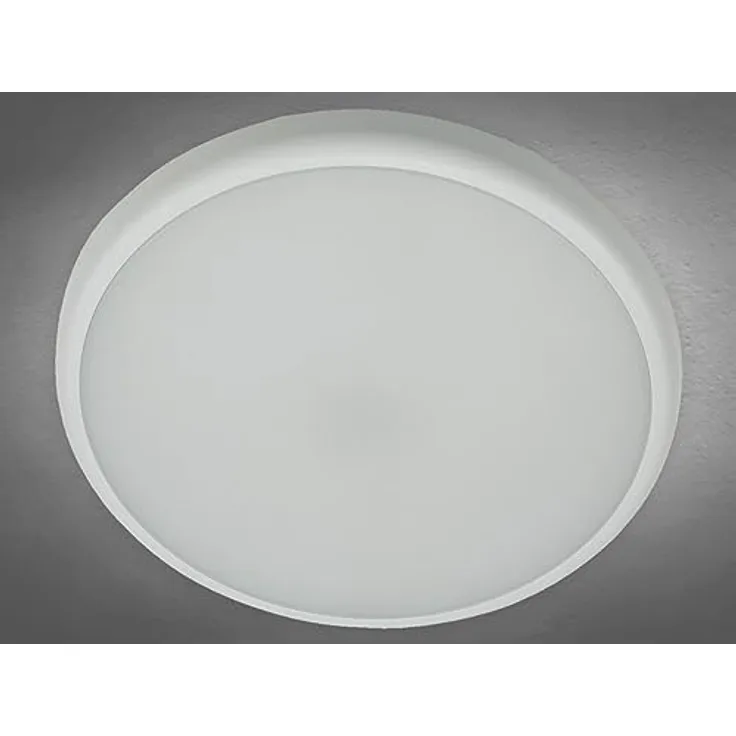 ChiliTec LED Deckenleuchte mit Bewegungsmelder 26cm IP54 Innen Aussen - Präsenzmelder Dämmerungssensor - 16W 1500Lm 40mm Flach - Rund Feuchtraumleuchte HF Radar Sensor 4000k Weiß