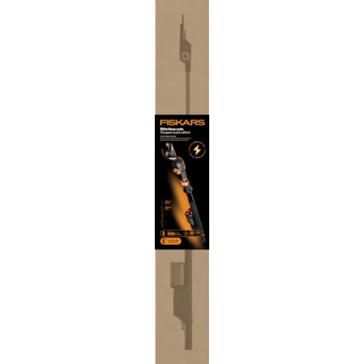 Fiskars Akku-Teleskop-Astschere Bypass, Sologerät für Äste bis 32 mm Durchmesser, ohne Akku und Ladegerät – Bild 7