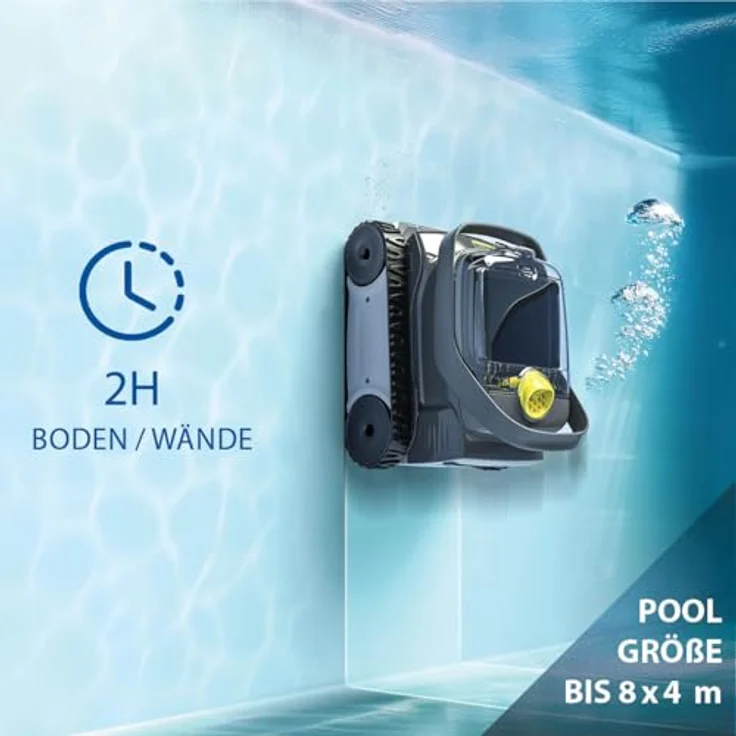 Zodiac OP 32, Automatischer kabelloser Poolreiniger, 6 kg, Lithium-Ionen-Akku, für Pools bis 8x4 m, einfache Wartung mit zugänglichem Filter – Bild 5