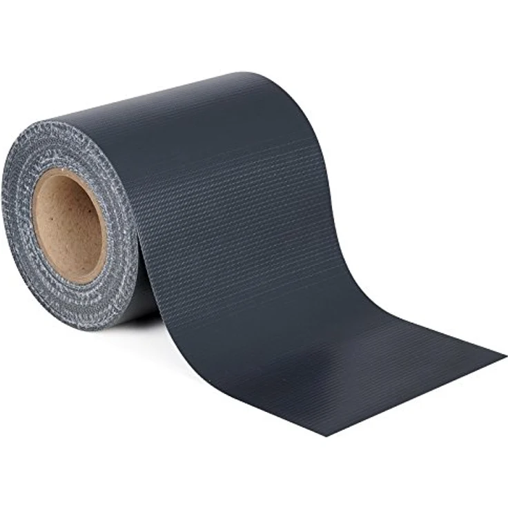 Sichtschutzstreifen 450g-m² PVC Doppelstabmattenzaun, Anthrazit – Bild 3