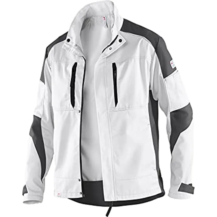 KÜBLER Workwear KÜBLER ACTIVIQ Arbeitsjacke weiß/anthrazit