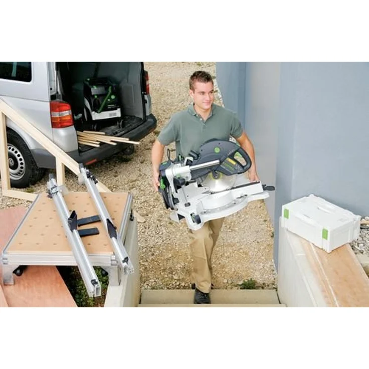 Festool KS 120 EB KAPEX Kapp Zugsäge 1600W 260 mm ( 561283 ) + Sägeblatt HW – Bild 8