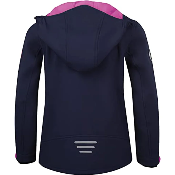 TROLLKIDS Softshelljacke Trollfjord Wasserabweisend für Mädchen, winddicht, flexibel-elastisch, flauschig warm - Blau – Bild 2