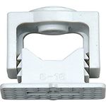 Kopp 341704089 Greif-Iso-Schellen 6-16 mm, mit Klemmschraube, 10 Stück, grau