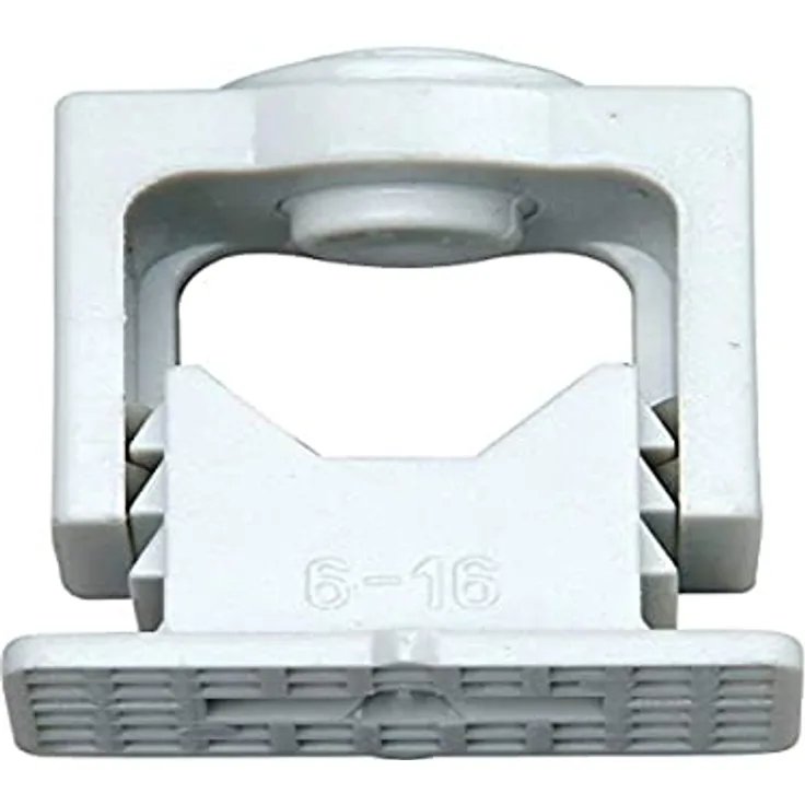 Kopp 341704089 Greif-Iso-Schellen 6-16 mm, mit Klemmschraube, 10 Stück, grau