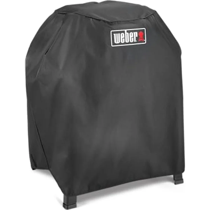 Weber Premium Grill Abdeckhaube für Lumin mit Stand, atmungsaktiv, UV- & wasserbeständig, mit Klettverschluss - Schwarz (3401289) – Bild 4