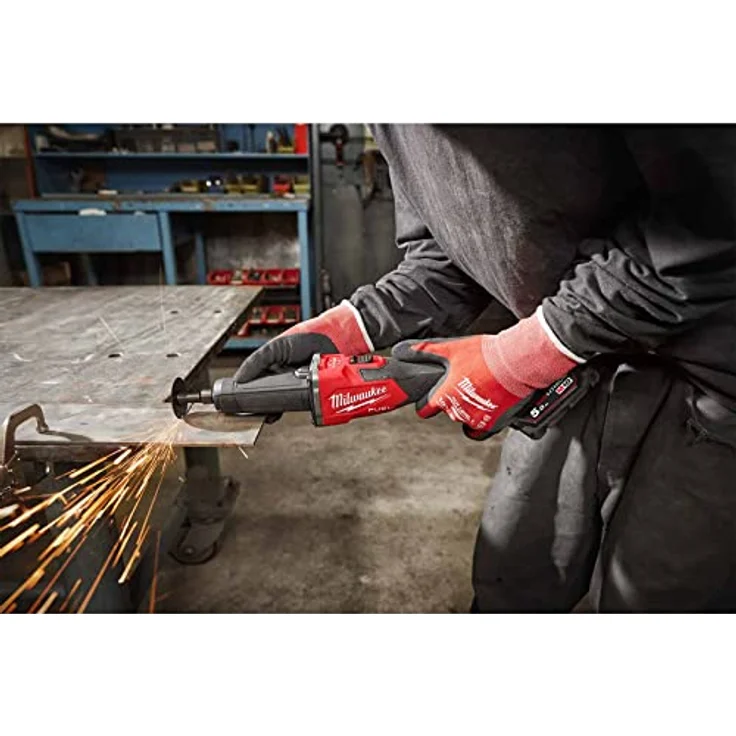 Milwaukee Akku-Geradschleifer M18 FDGRB-0X 18V, Schleifmaschine, Schleifgerät mit 6 u. 8 mm Aufnahme – Bild 2